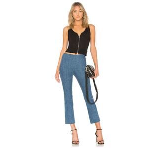 Rag & Bone Hina Cropped Pant in Clean Ambra Blue